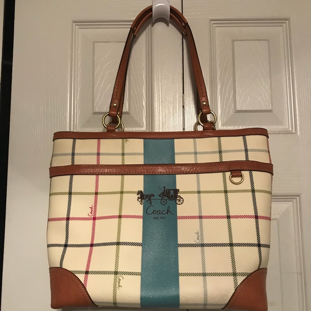 Coach Tattersall Tote